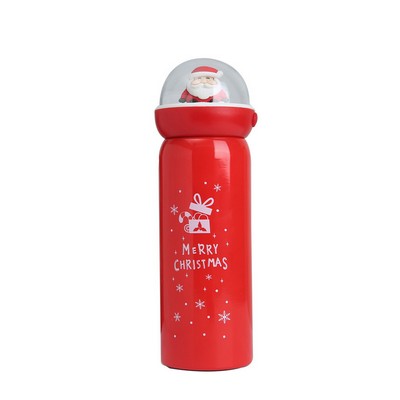 14 Oz. Creative Christmas Stainless Steel Insulated Gift Bottle