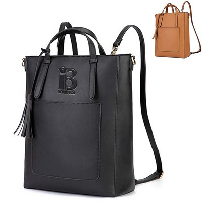 PU Convertible Multifuction Tote Bag