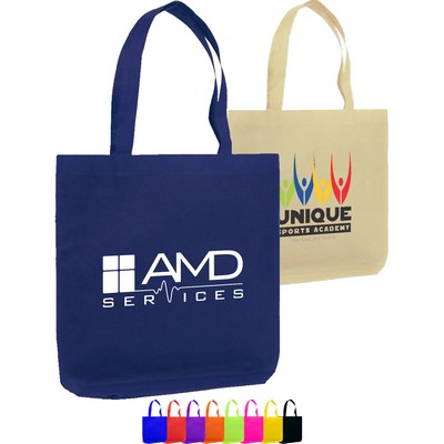 Non-Woven Gusset Tote Bag USA Decorated (14.25" x 15" x 5")