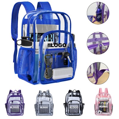 Heavy Duty Pvc Transparent Backpack