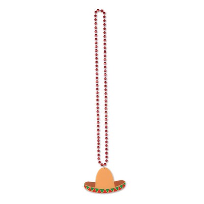 Beads w/Sombrero Medallion