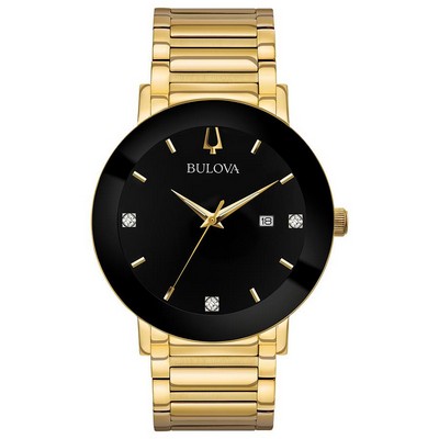 Bulova® Men's Modern Collection Watch w/Diamond Dial