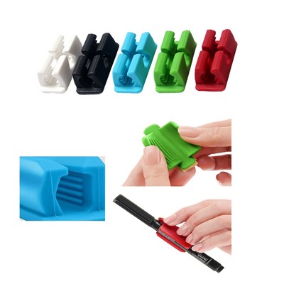 Silicone Adhesive Pen Holder