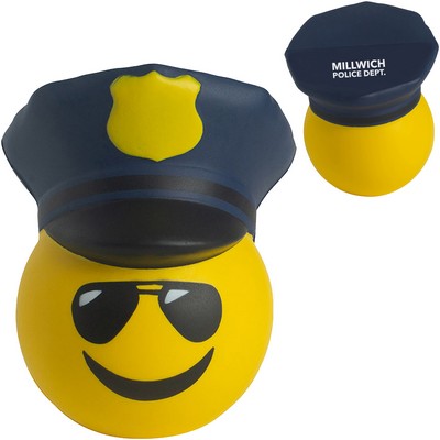 Police Officer Emoji Hat Stress Reliever