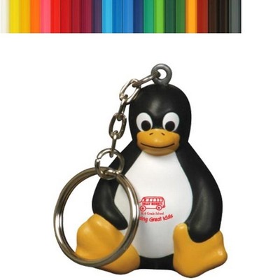 Sitting Penguin Stress Reliever Key Chain