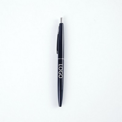 Plastic Retractable Press Ballpoint Pen