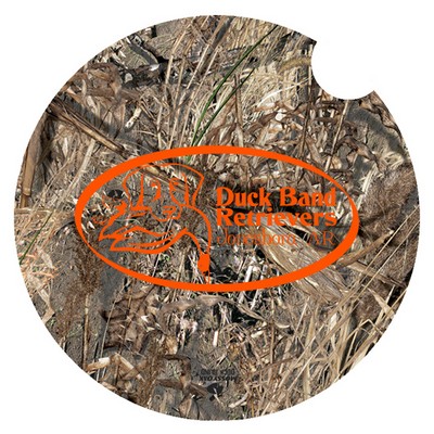 Mossy Oak or Realtree Camo 2 5/8" Round Premium Foam Car Coasters