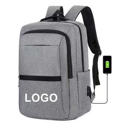 Waterproof Book Bag w/USB Charging Port