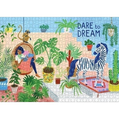 Dare to Dream 1,000-Piece Puzzle ((Flow) for Adults Families Picture Quote