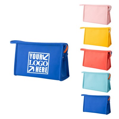 Waterproof Pu Leather Toiletry Bag