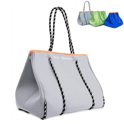 Neoprene Beach Tote Bag