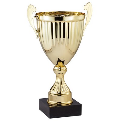 Gold Royal Trophy Cup 10 3/4" H