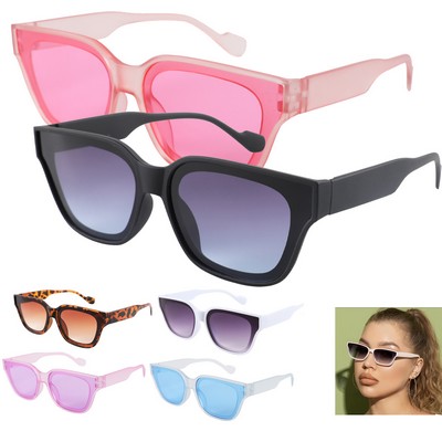 Retro Square Frame Sunglasses