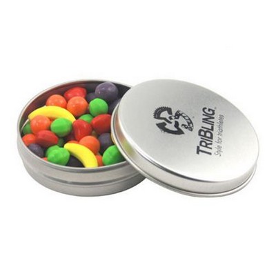 Round Tin with Candy Fruitz -1.7 Oz.