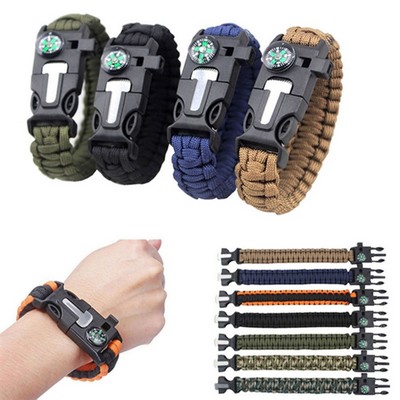 Multi-Function Paracord Survival Bracelet