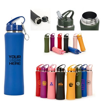 Urban Fitness Cool Insulated Stainless Steel Water Bottle 600ml