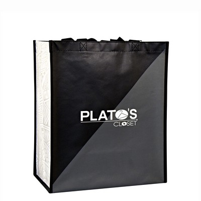 Custom 135g Laminated Non-Woven PP Tote Bag 13"x15"x8"