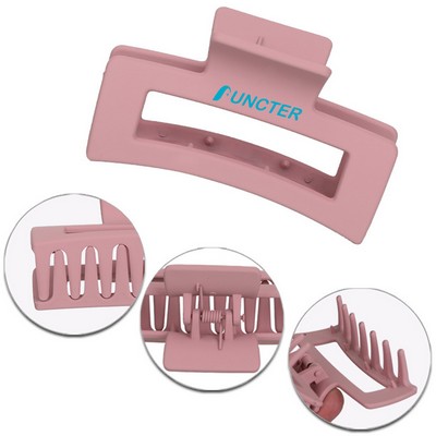 3.35" L Hair Clips Rectangle Clip for Women