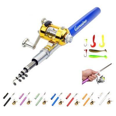 Telescopic Fishing Pen Rod Combo