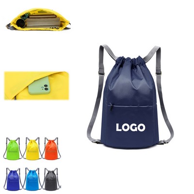 Sports Waterproof Outdoor Travel Drawstring Backpack