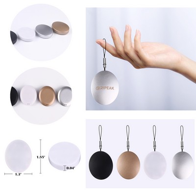 Oval Egg-Shaped Wireless Smart Tracker Anti-Lost Device Keychain Key Finder