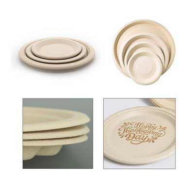 Bamboo Fiber Paper Plates