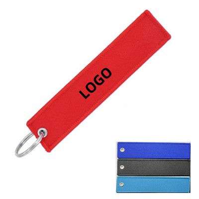 Remove Before Flight Luggage Tag Key Chain