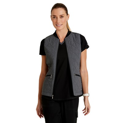 Barco® - Grey's Anatomy™ Stretch - Women's Cristina 2-Pocket Quilted Scrub Vest