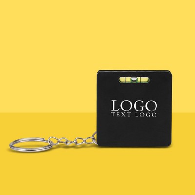 Customized Square Level Tape Measure Key Tag