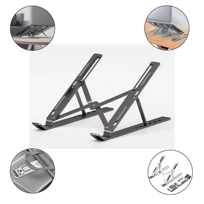 Aluminum Portable Folding Laptop Riser Holder