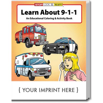 Learn About 911 Coloring Book Fun Pack