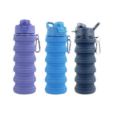 17oz Portable Foldable Water Bottle