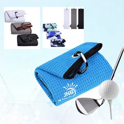 Golf Quick Drying Towel with Metal Hook