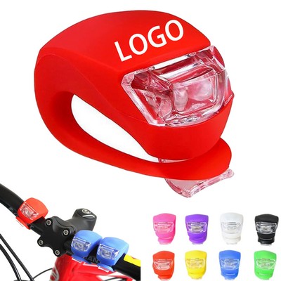 Bicycle Front Rear Strobe Batteries Included Frog Led Light