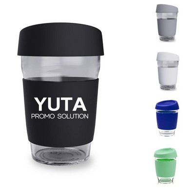 12Oz Eco-Innovative Borosilicate Glass Reusable Classic Cup