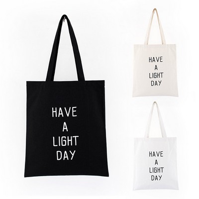 Fashion English Letter Printed Single-Shoulder Canvas Bag