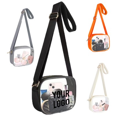 PVC Crossbody Stadium Bag