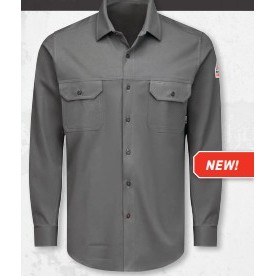 Flex Knit Button Down Work Shirt