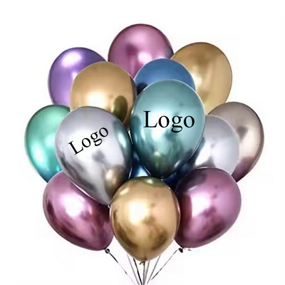 12'' Metallic Latex Balloons