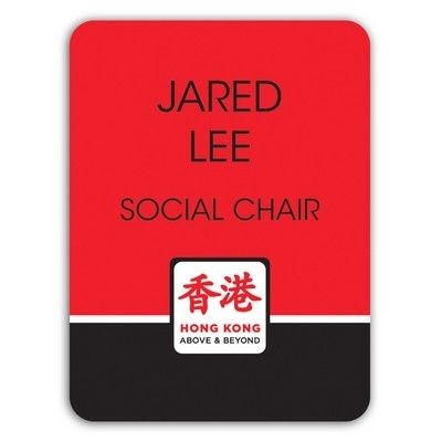 Laminated Personalized Name Badge (4"x6") Rectangle