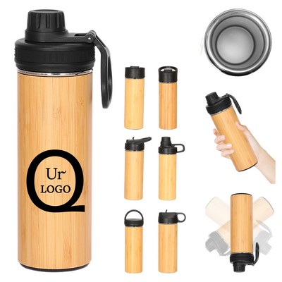 15 Oz Bamboo Insulation Cup