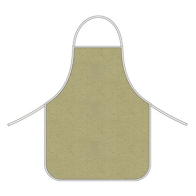 Kid's Apron 15"x19" -Round corner -100% Natural Cotton Canvas