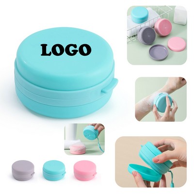 Silicone Massage Bath Brush with Soap Dispenser