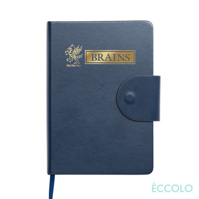 Eccolo® Foxtrot Flap Closure Journal - 6"x8" Navy