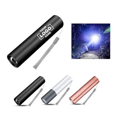 Rechargeable Zoomable LED Flashlight