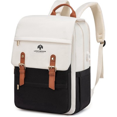 Vintage Laptop Backpack for Women