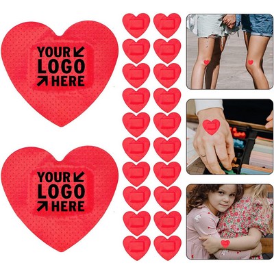 Custom Heart Bandaids