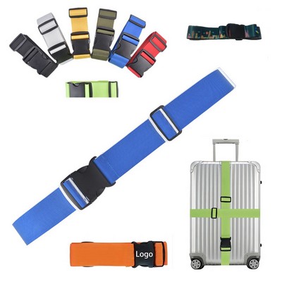 Slotted Adjustable Luggage Belt Strap With Buckle