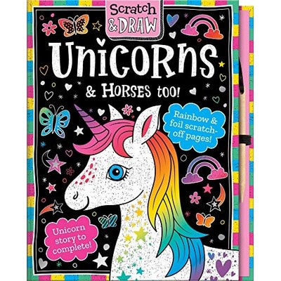 Scratch and Draw Unicorns & Horses too!