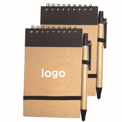 Eco Notebook Jotter with Pen